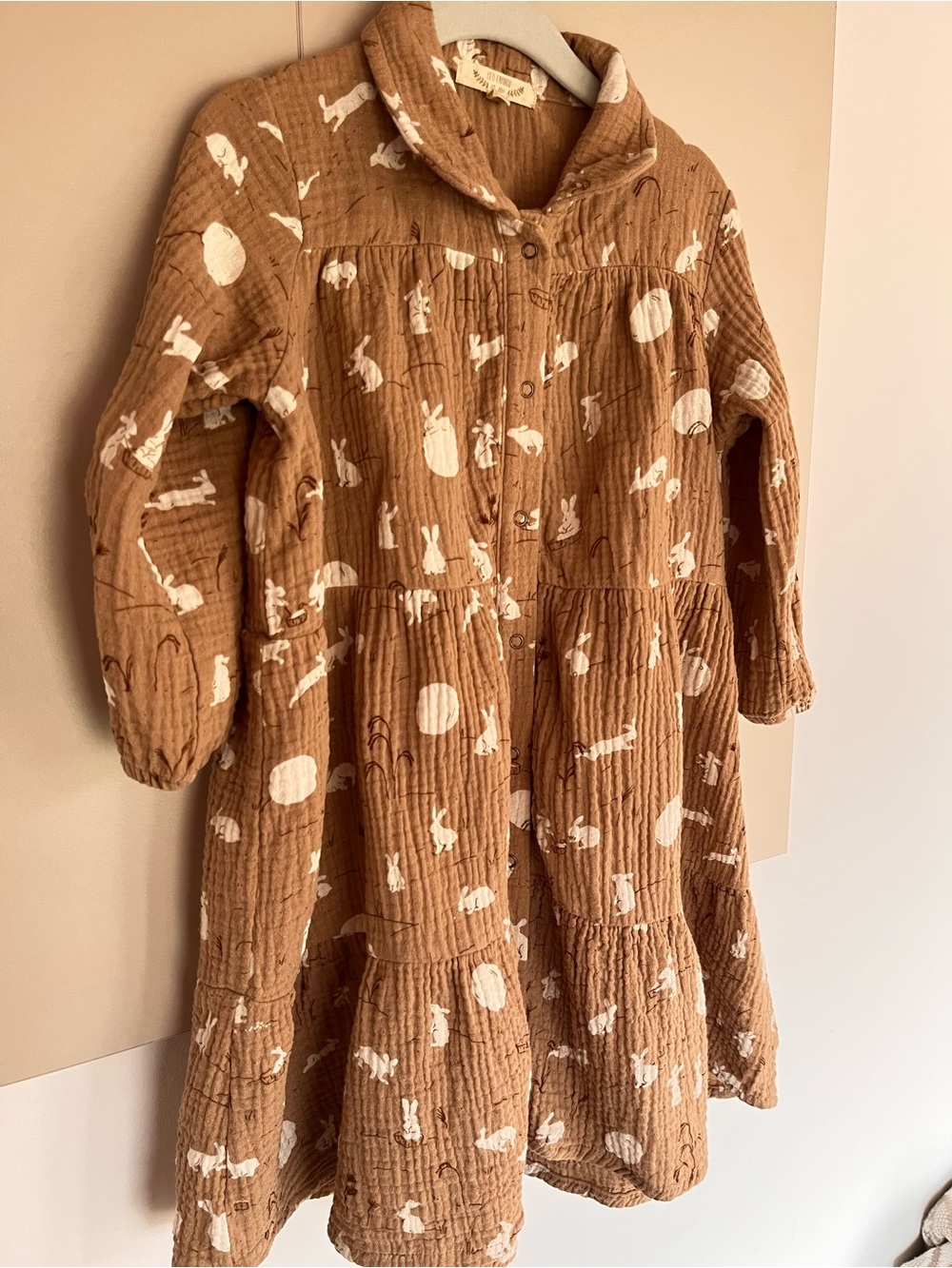 Red Caribou Bunnies Dress - Picture 6 of 9
